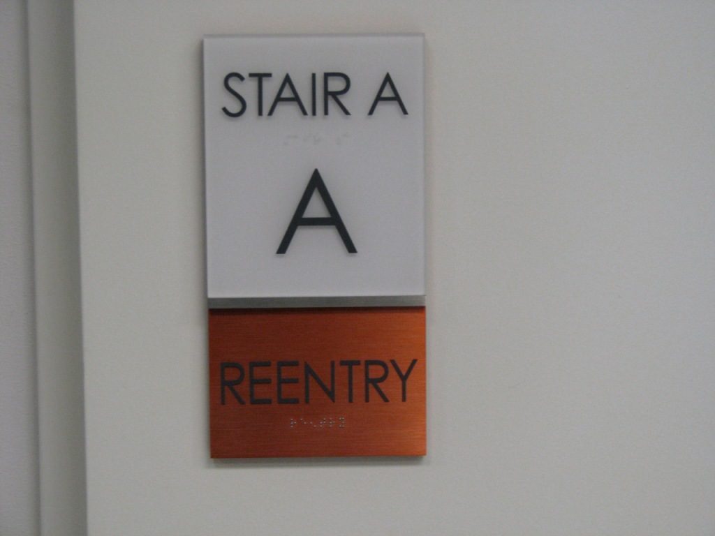 Stair Sign